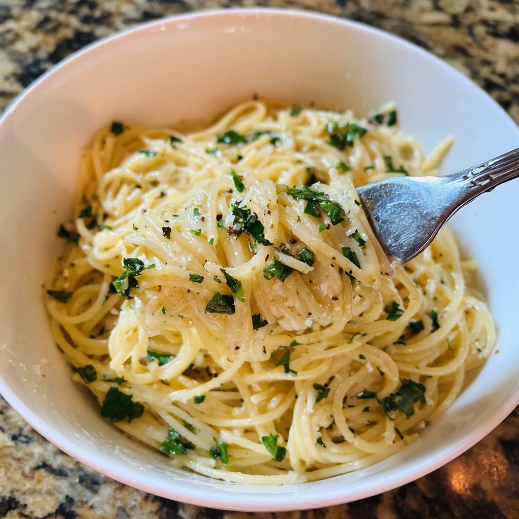 Schnell & Einfach 15-Minuten Knoblauchpasta