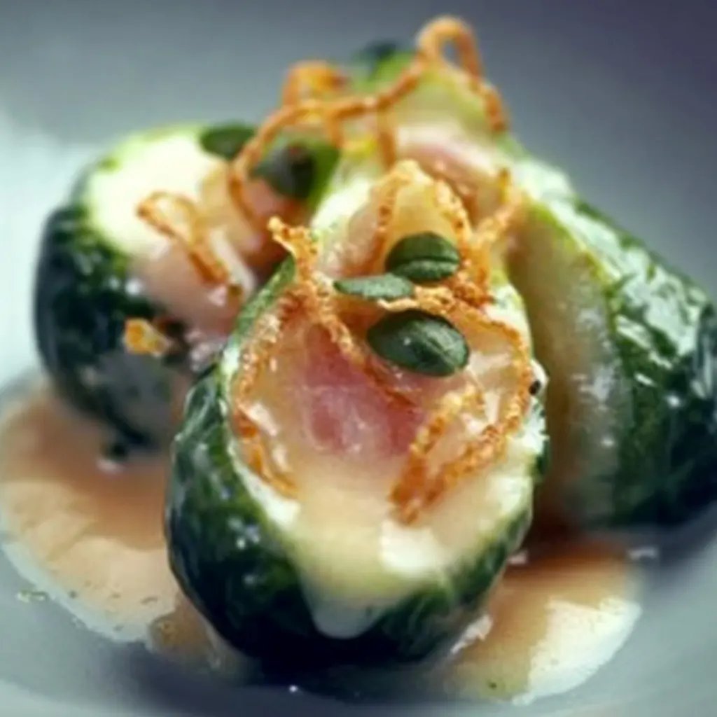 Rosenkohl in Frischkäse-Senfsauce