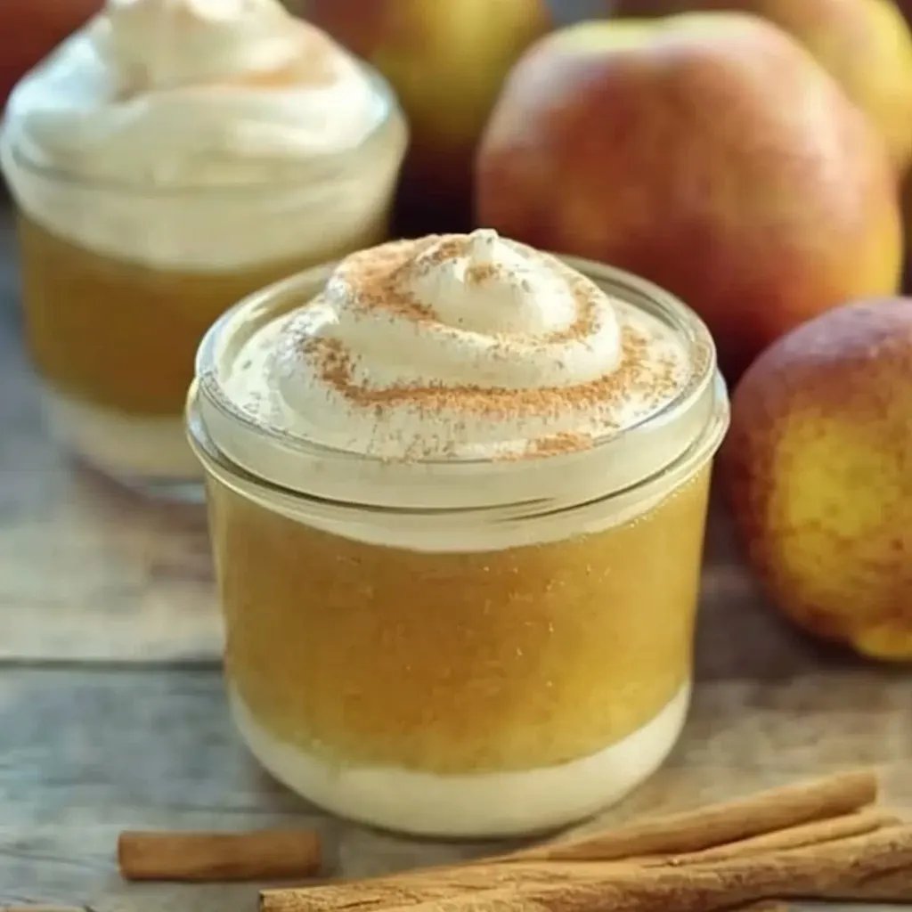 Zimtcreme mit Apfelmus