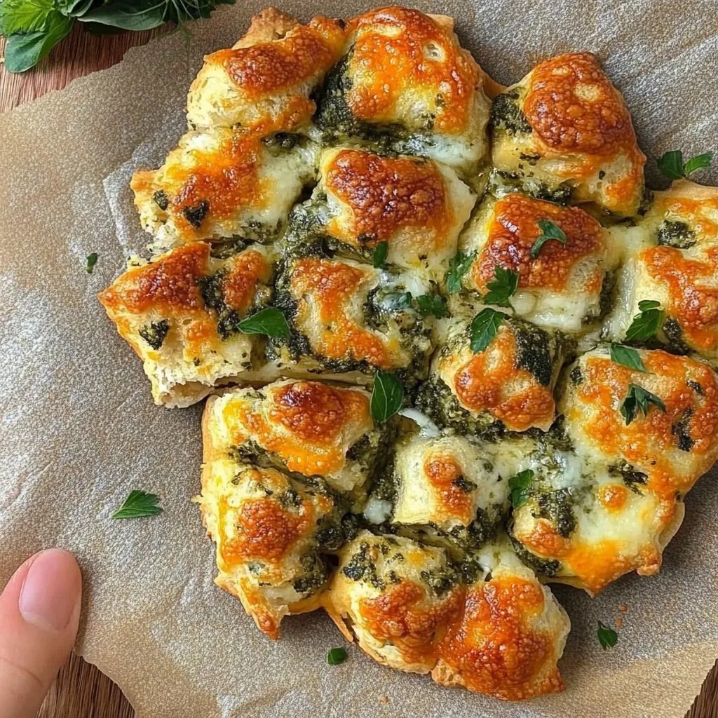 Pesto Strudel mit Tomaten und Mozzarella