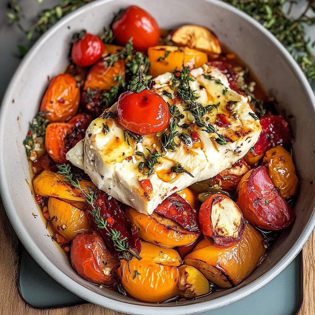 Ofenkürbis mit Feta