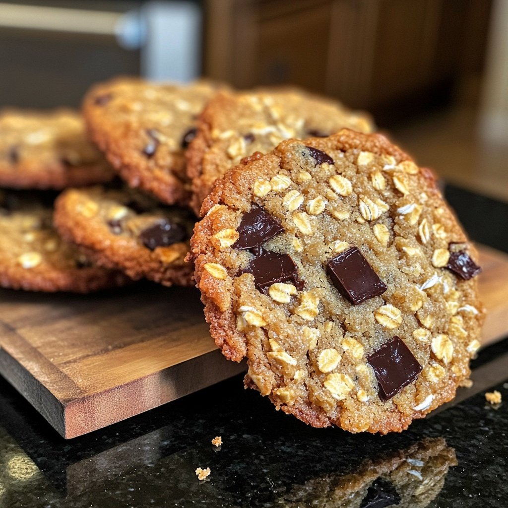 Schoko-Hafer Cookies – glutenfrei & vegan