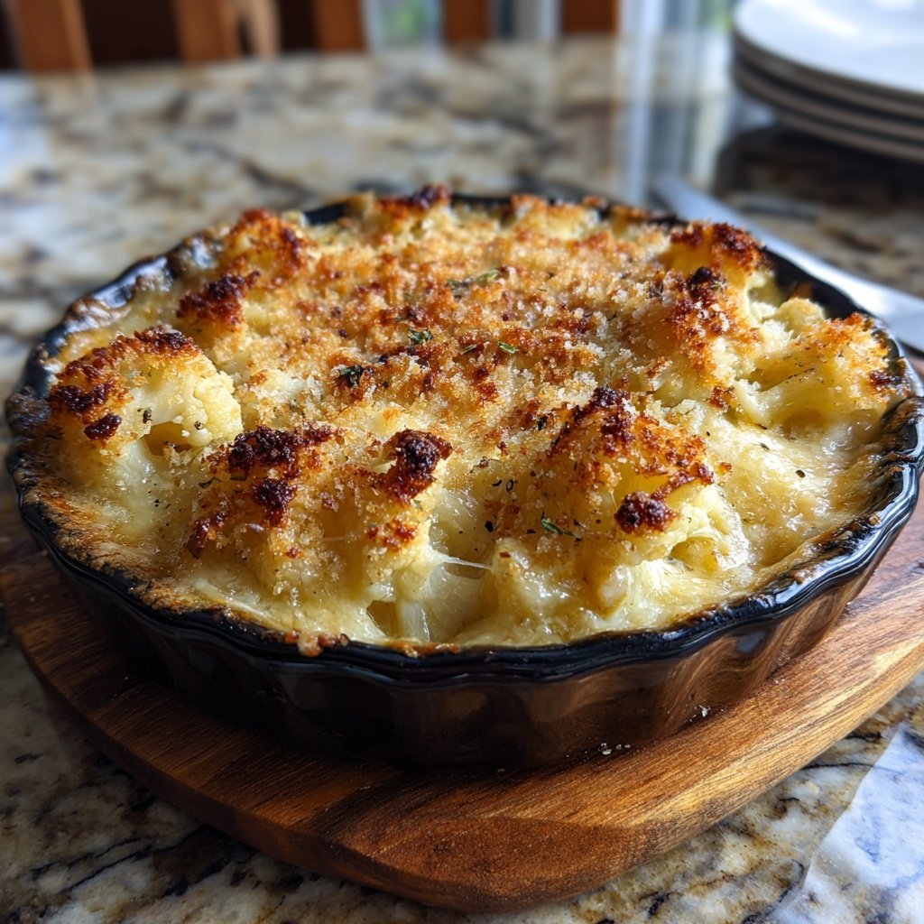 Überbackener Blumenkohl mit Käse