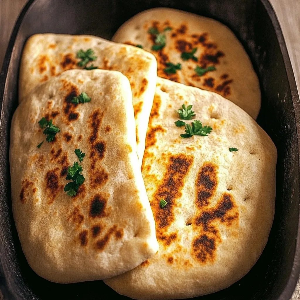 Fladenbrot ohne Hefe