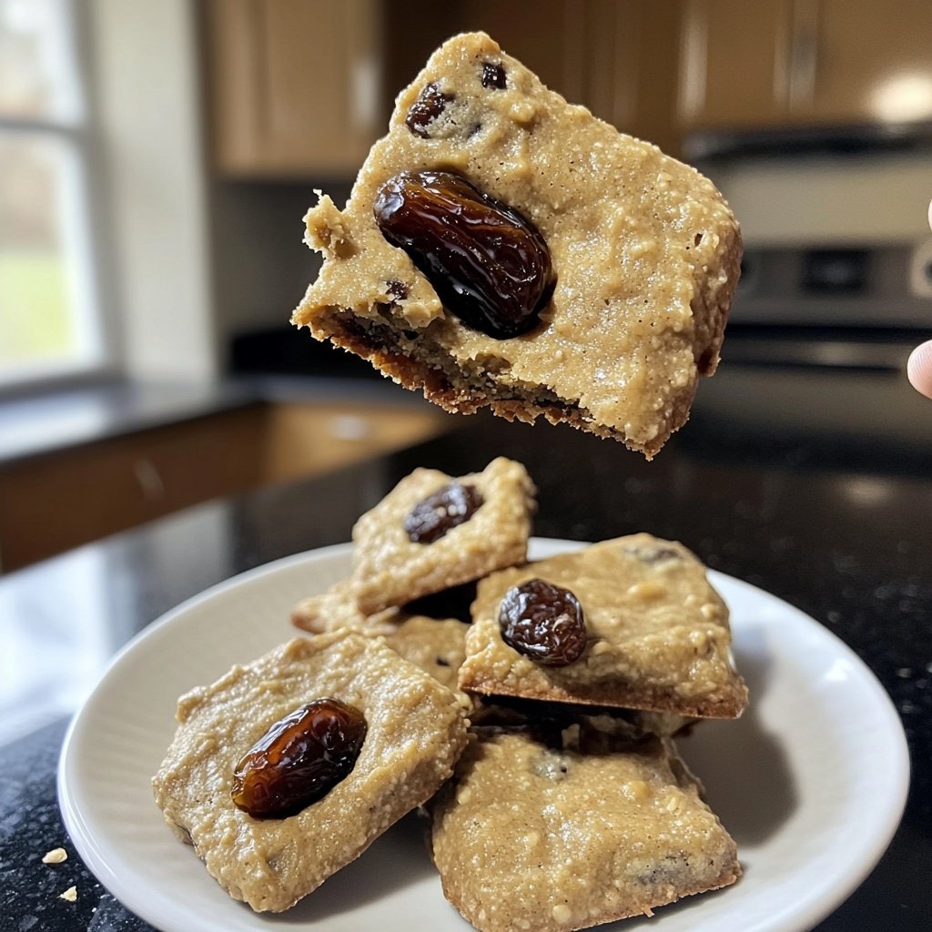 Gesunde Kekse mit Datteln & Erdnussbutter