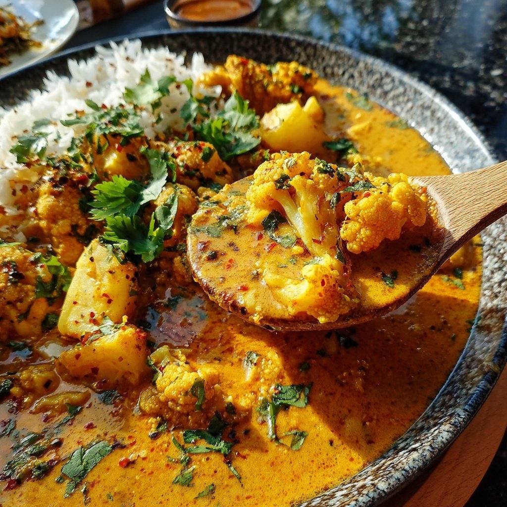 Blumenkohl Curry Mit Kokosmilch