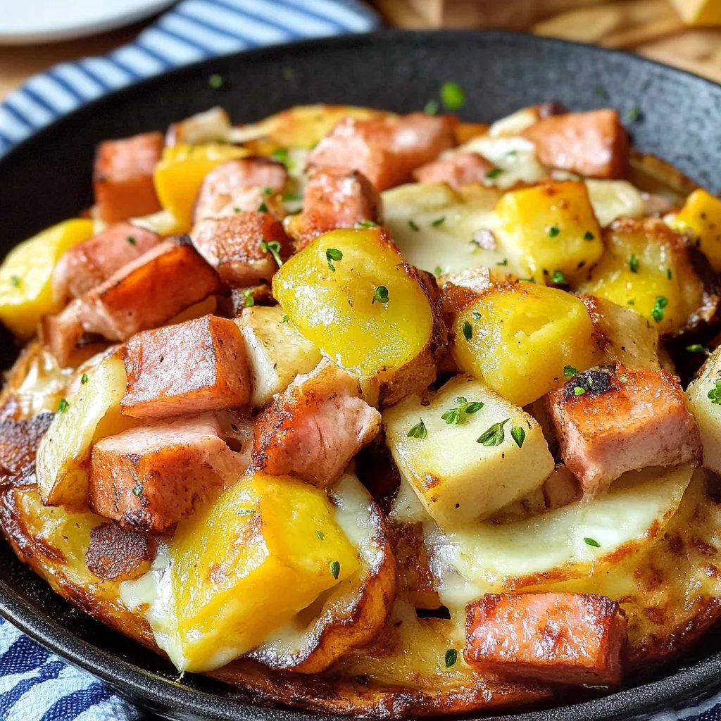 Kartoffel-Leberkäse-Pfanne