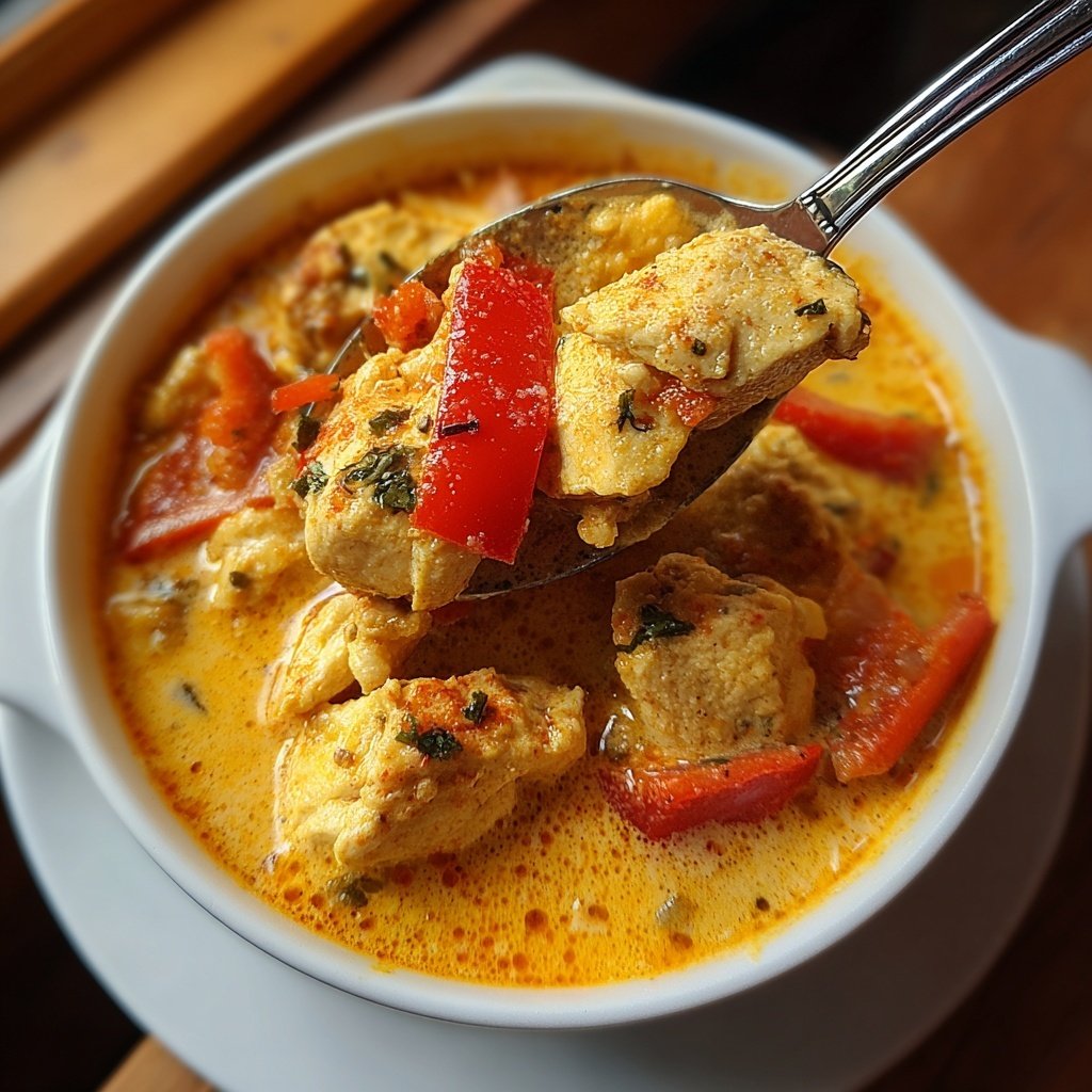 Kalorienarmes Hähnchen Curry