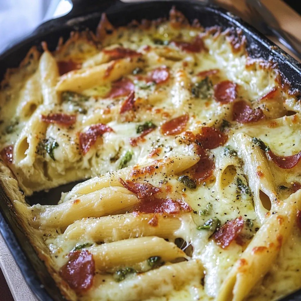 Schupfnudel-Auflauf nach Flammkuchen-Art