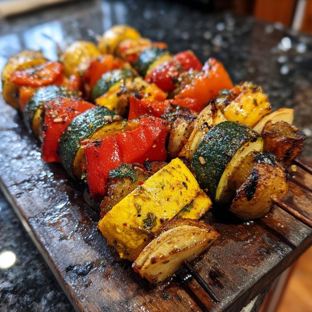 Gegrillte Gemüse Spieße