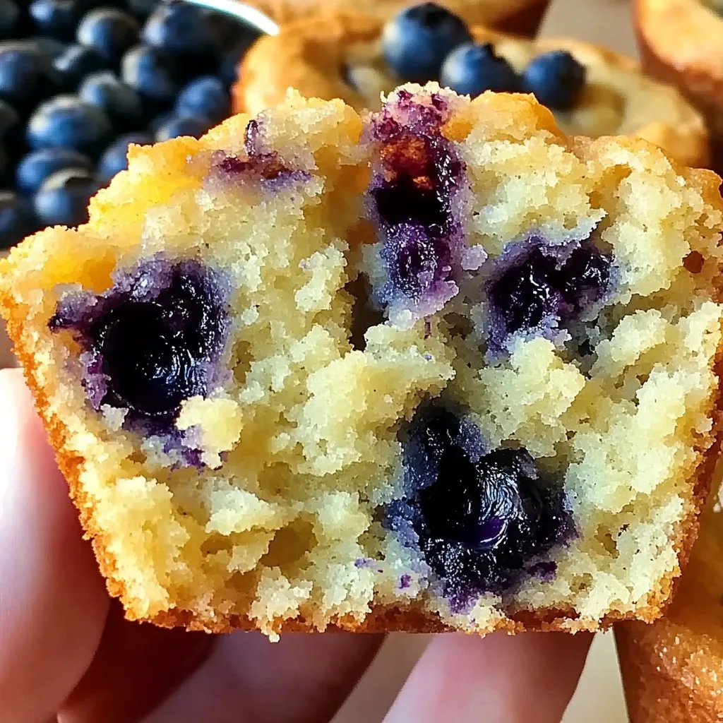 Bakery Style Blueberry Muffins